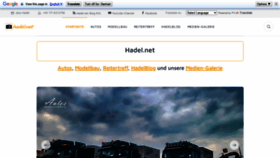 What Hadel.net website looked like in 2021 (2 years ago)