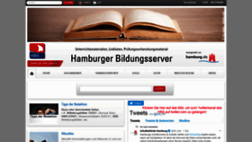 What Hamburger-bildungsserver.de website looked like in 2021 (2 years ago)