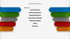 What Handsonoptics.com website looked like in 2021 (2 years ago)