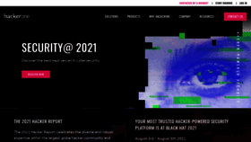 What Hackerone.com website looked like in 2021 (2 years ago)