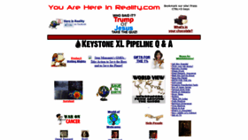 What Hereinreality.com website looked like in 2021 (2 years ago)