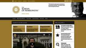 What Homeopathyschool.com website looked like in 2021 (2 years ago)