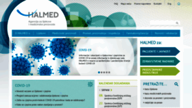 What Halmed.hr website looked like in 2021 (2 years ago)