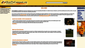 What Howtocompost.org website looked like in 2021 (3 years ago)