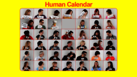 What Humancalendar.com website looked like in 2021 (2 years ago)