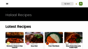 What Halaal.recipes website looked like in 2021 (2 years ago)