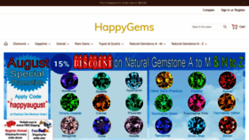 What Happygems.com website looked like in 2021 (2 years ago)