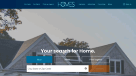 What Homesandland.com website looked like in 2021 (2 years ago)