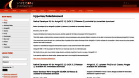 What Hyperion-entertainment.com website looked like in 2021 (2 years ago)