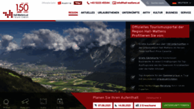 What Hall-wattens.at website looked like in 2021 (5 years ago)