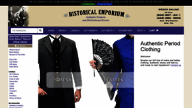 What Historicalemporium.com website looked like in 2021 (2 years ago)
