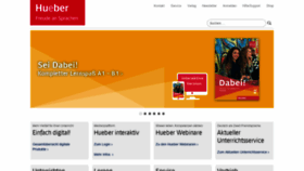 What Hueber.de website looked like in 2021 (2 years ago)