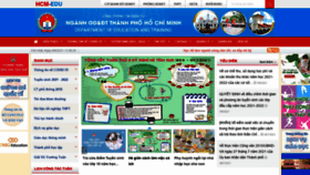 What Hcm.edu.vn website looked like in 2021 (2 years ago)