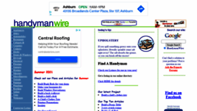 What Handymanwire.com website looked like in 2021 (2 years ago)