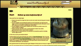What Hoefnatuurlijk.nl website looked like in 2021 (2 years ago)
