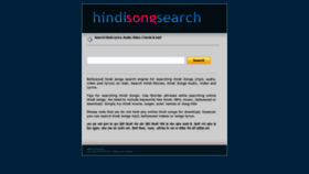 What Hindisongsearch.com website looked like in 2021 (2 years ago)