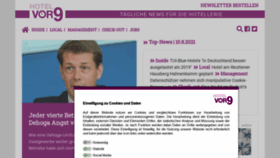 What Hotelvor9.de website looked like in 2021 (2 years ago)