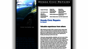 What Hondacivicrepairs.com website looked like in 2021 (2 years ago)