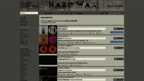 What Hardwax.com website looked like in 2021 (2 years ago)