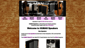 What Humanspeakers.com website looked like in 2021 (2 years ago)
