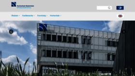 What Hs-niederrhein.de website looked like in 2021 (2 years ago)
