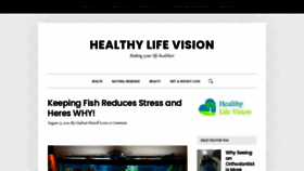 What Healthylifevision.com website looked like in 2021 (2 years ago)
