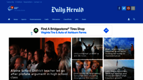 What Heraldextra.com website looked like in 2021 (2 years ago)