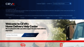 What Homedelivery.cevalogistics.com website looked like in 2021 (2 years ago)