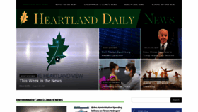 What Heartlanddailynews.com website looked like in 2021 (2 years ago)