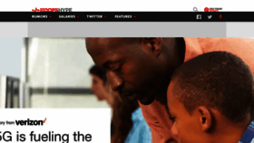 What Hoopsworld.com website looked like in 2021 (2 years ago)