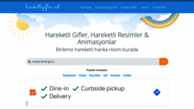 What Hareketligifler.net website looked like in 2021 (3 years ago)