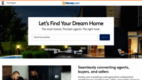 What Homes.com website looked like in 2021 (2 years ago)