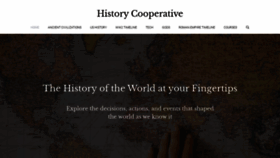 What Historycooperative.org website looked like in 2021 (2 years ago)