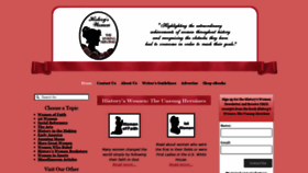 What Historyswomen.com website looked like in 2021 (2 years ago)
