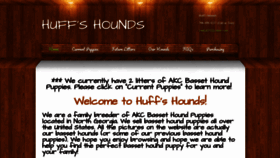 What Huffshounds.com website looked like in 2021 (2 years ago)