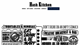 What Hashkitchen.com website looked like in 2021 (2 years ago)