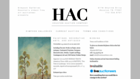What Houstonauctionco.com website looked like in 2021 (2 years ago)