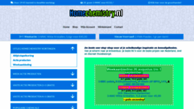 What Homechemistry.nl website looked like in 2021 (2 years ago)