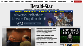 What Heraldstaronline.com website looked like in 2021 (2 years ago)