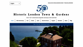 What Historiclondontown.org website looked like in 2021 (2 years ago)