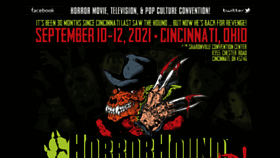 What Horrorhoundweekend.com website looked like in 2021 (2 years ago)