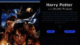 What Harrypotterwithguns.com website looked like in 2021 (2 years ago)
