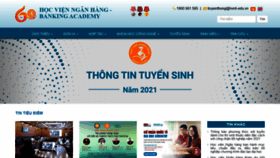 What Hvnh.edu.vn website looked like in 2021 (2 years ago)