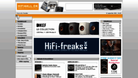 What Hifi4all.dk website looked like in 2021 (2 years ago)
