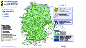 What Hochwasserzentralen.de website looked like in 2021 (2 years ago)