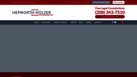 What Hepworthholzer.com website looked like in 2021 (2 years ago)