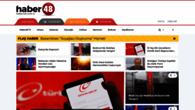 What Haber48.com.tr website looked like in 2021 (2 years ago)