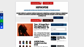 What Hiphopde.com website looked like in 2021 (2 years ago)