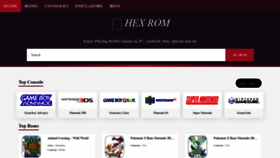 What Hexrom.com website looked like in 2021 (2 years ago)