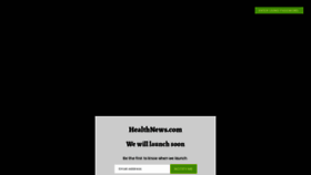 What Healthnews.com website looked like in 2021 (2 years ago)